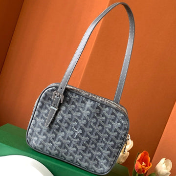 GOYA SECOND-HAND TOAST BAG 21CM GREY CANVAS by House Of Sarah