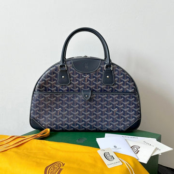 GOYA BOWLING BALL MEDIUM NAVY BLUE CANVAS House Of Sarah