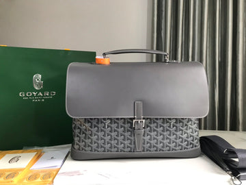 GOYARD CITADIN BAG 38CM GREY CANVAS House Of Sarah