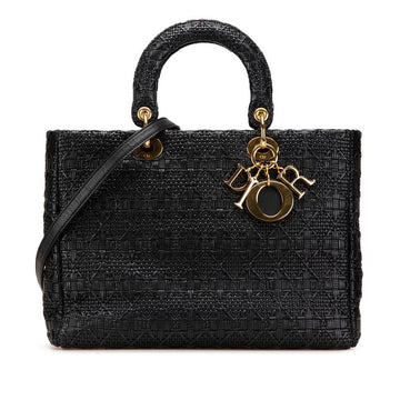 Dior Lady Dior Leather 2way Bag