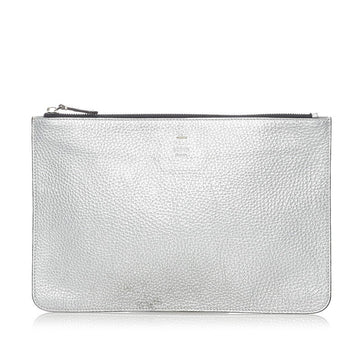 Fendi Leather Clutch Bag